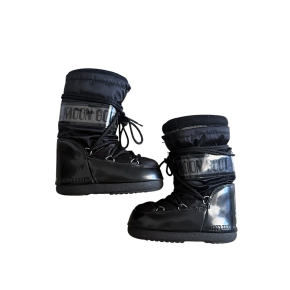 Moon Boot Kids Black Winter Boots - Picture 2 of 10